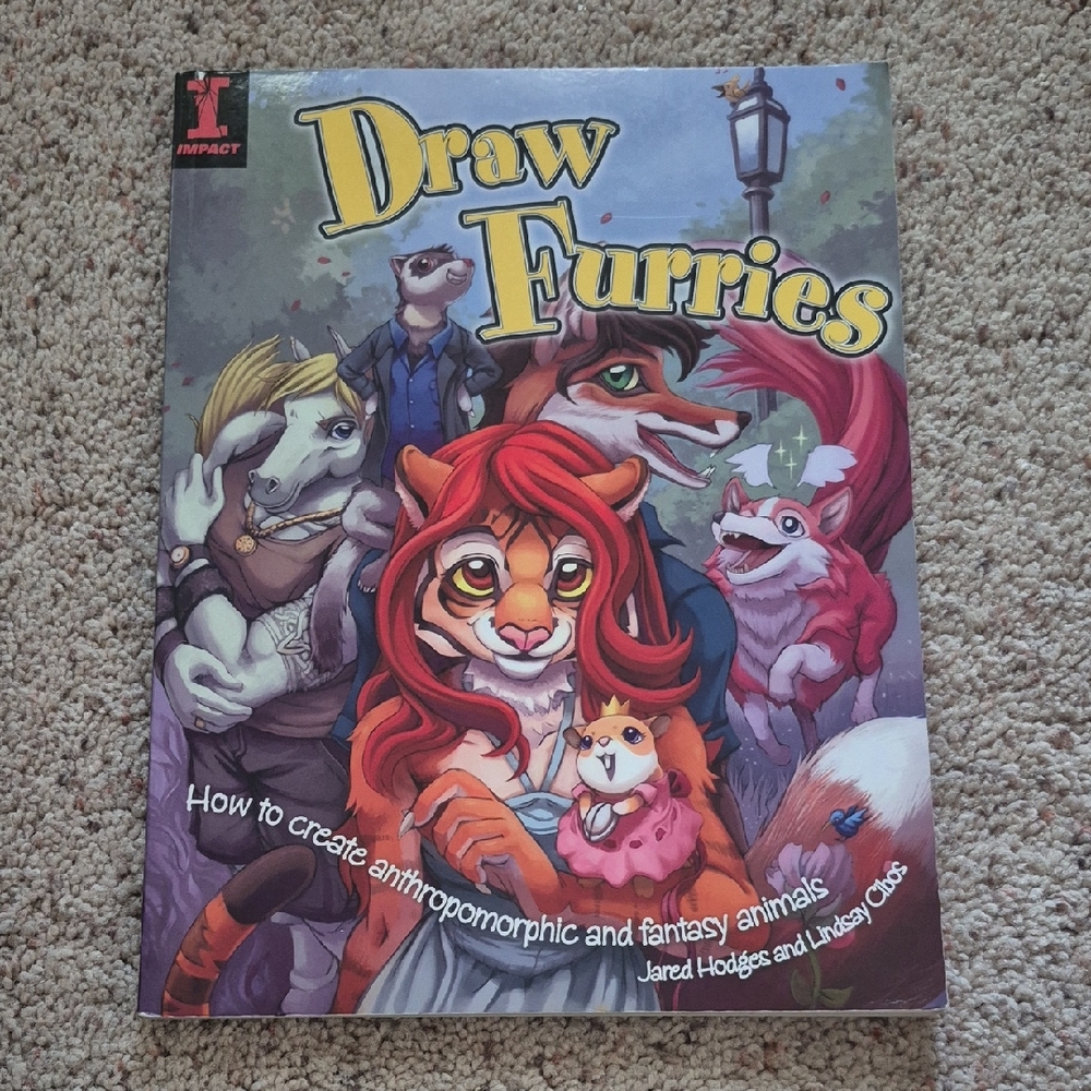 Draw Furries: Anthropomorpic Fantasy Animal book Homeschool Art Instruction